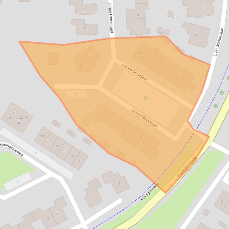 Kaart van postcodegebied 3871XS.