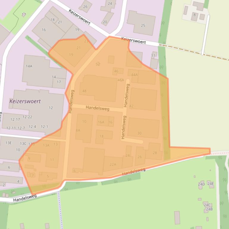 Kaart van postcodegebied 3881LS.