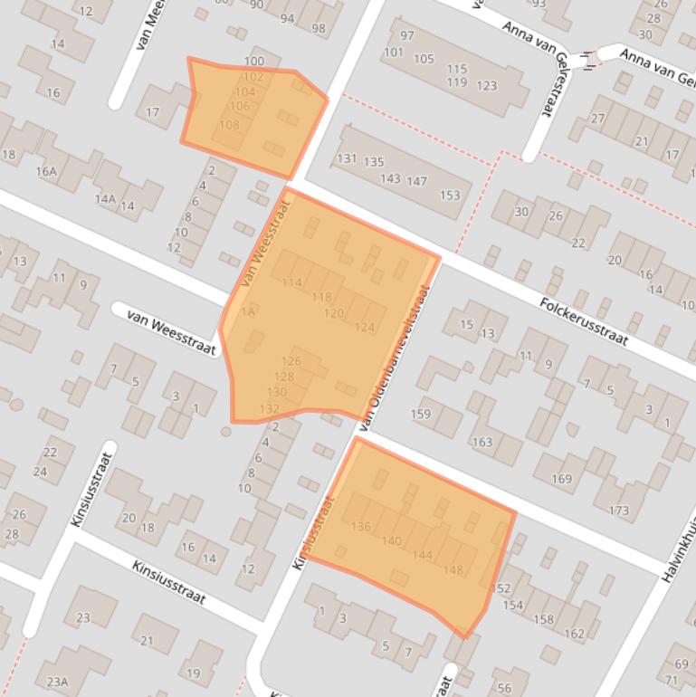 Kaart van postcodegebied 3882CH.