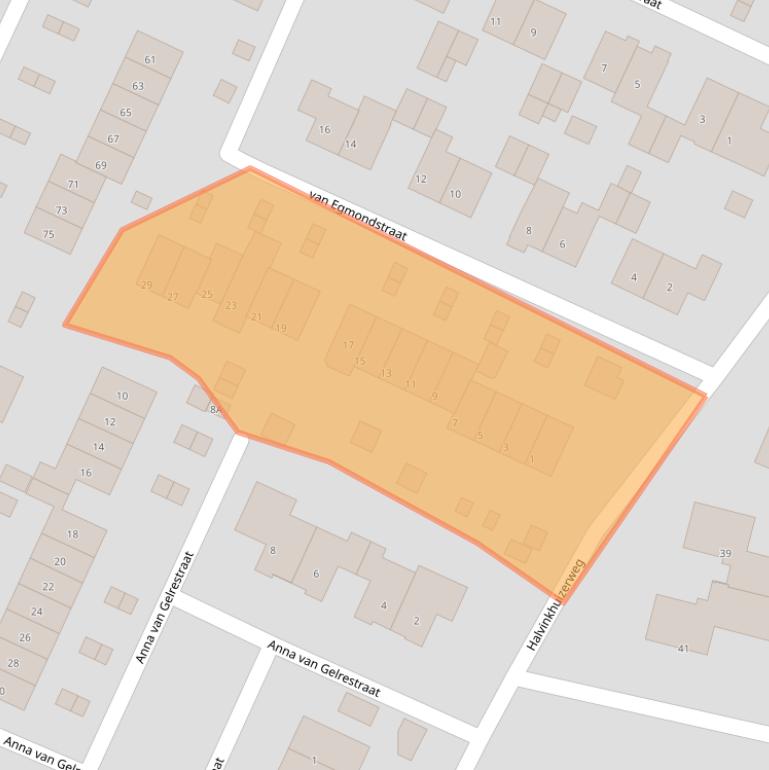 Kaart van postcodegebied 3882CR.