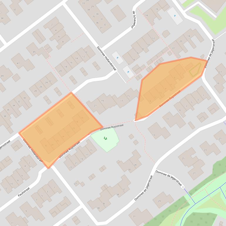 Kaart van postcodegebied 3882DG.