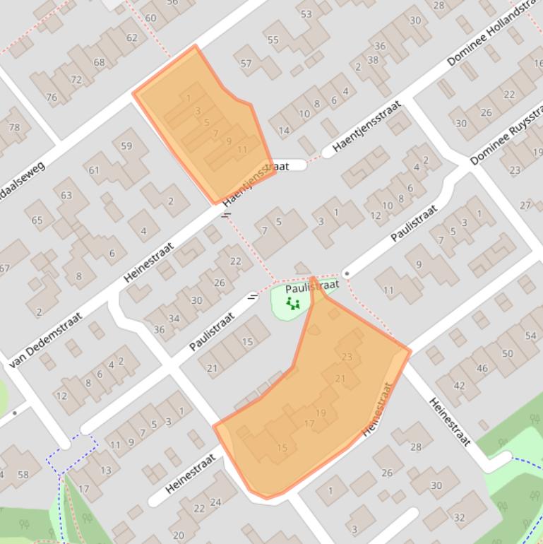 Kaart van postcodegebied 3882DL.