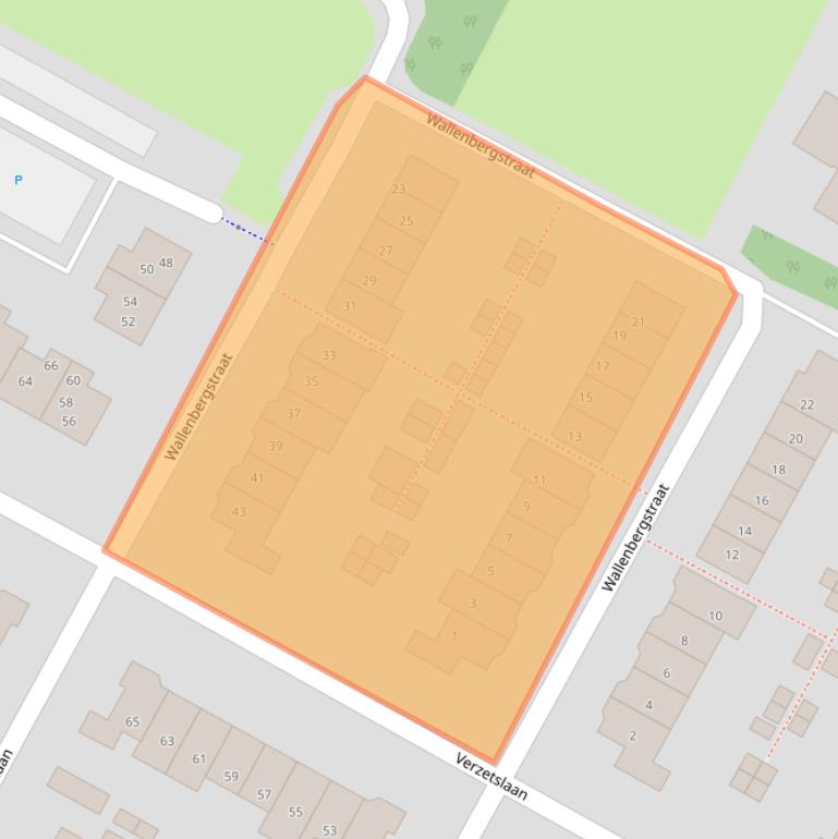 Kaart van postcodegebied 3882HA.