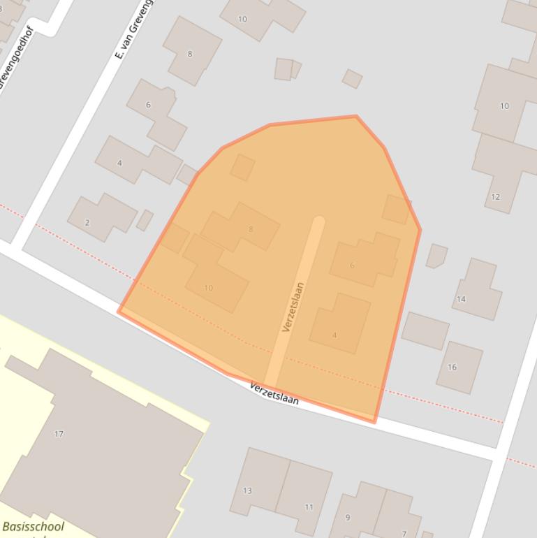 Kaart van postcodegebied 3882HK.