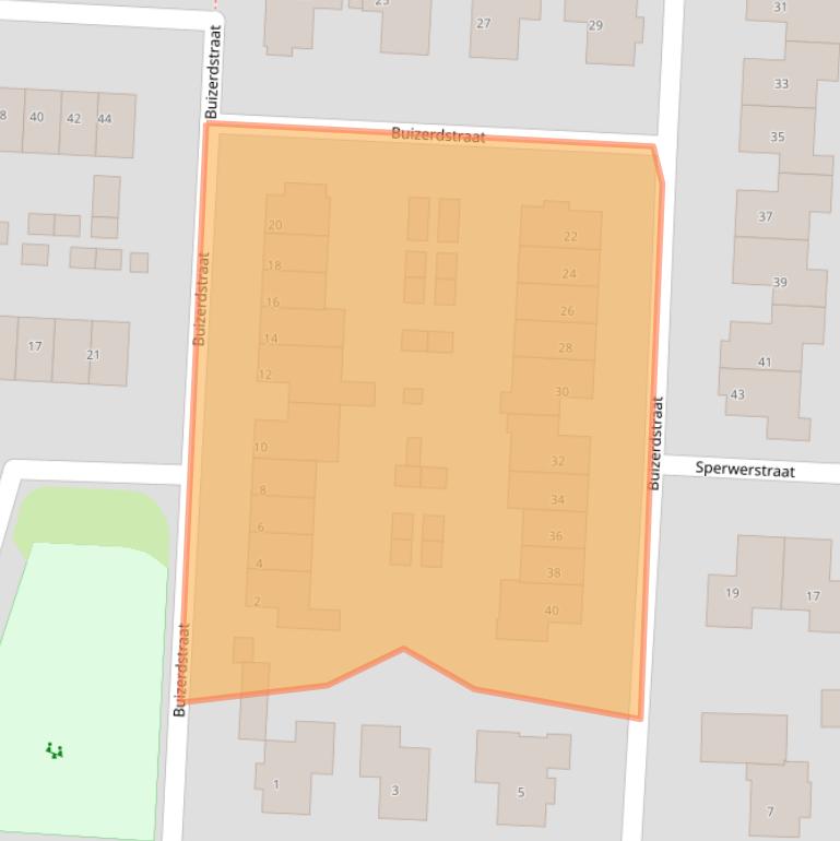 Kaart van postcodegebied 3882HR.