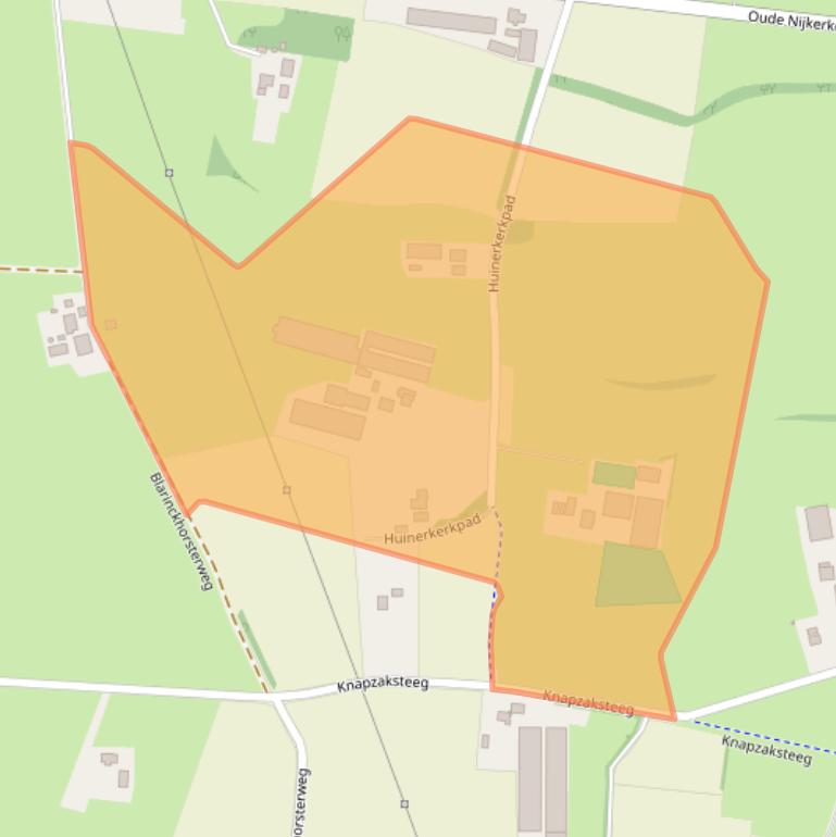 Kaart van postcodegebied 3882LC.