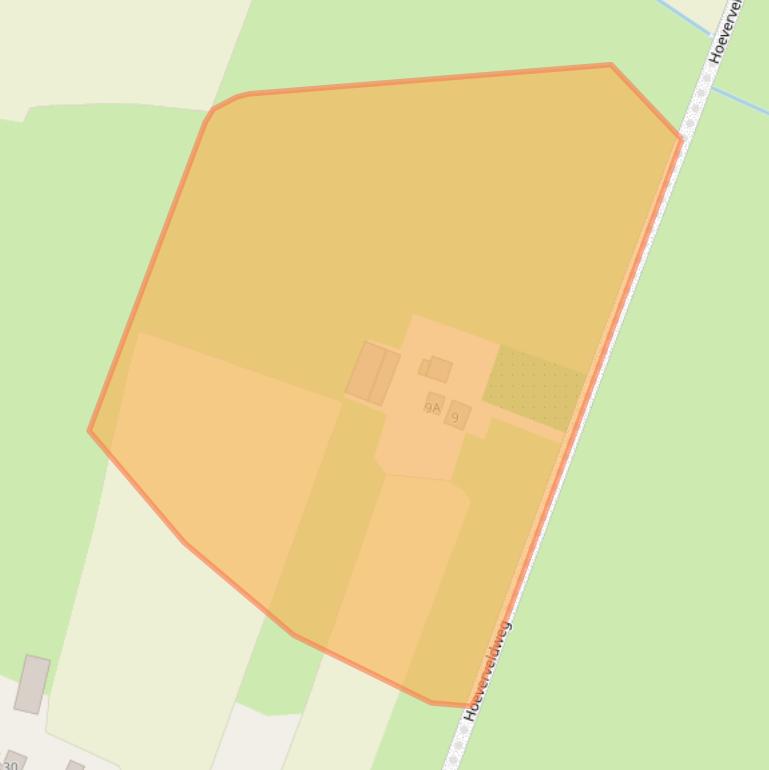 Kaart van postcodegebied 3882NM.