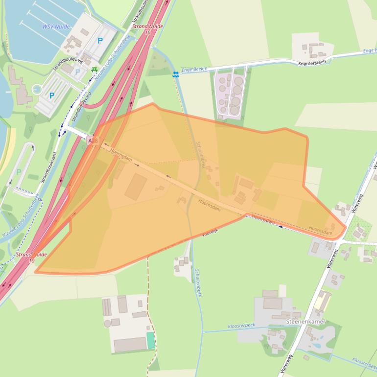 Kaart van postcodegebied 3882RM.