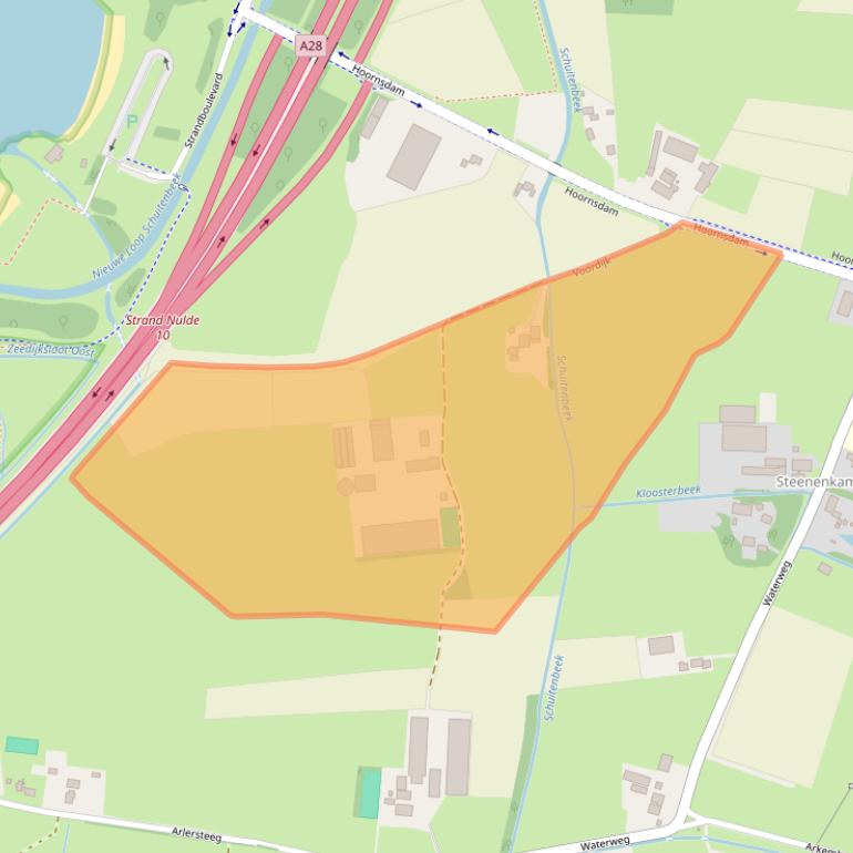 Kaart van postcodegebied 3882RP.