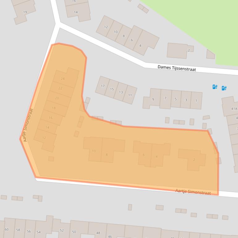 Kaart van postcodegebied 3882WR.