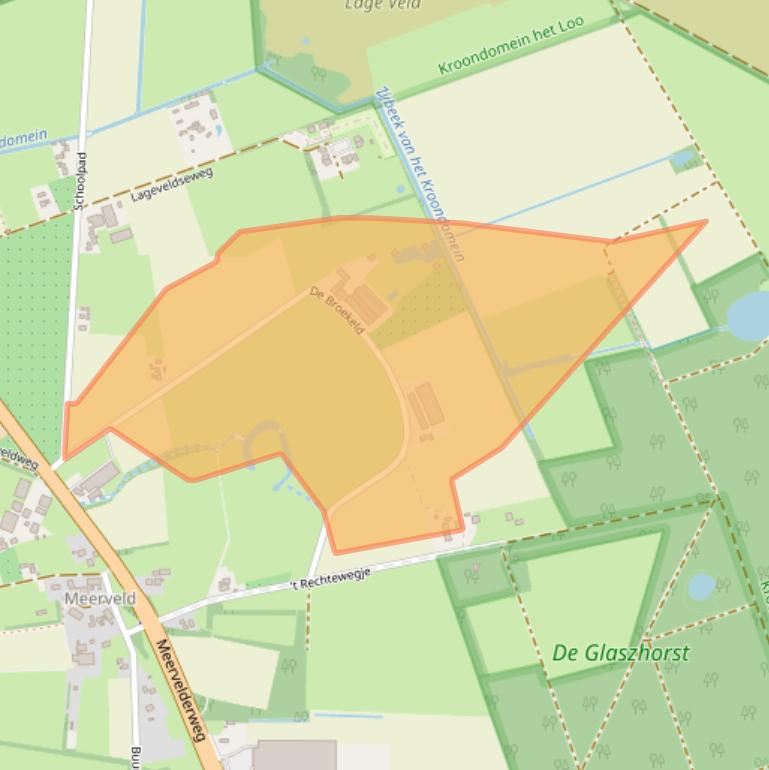 Kaart van postcodegebied 3888NC.