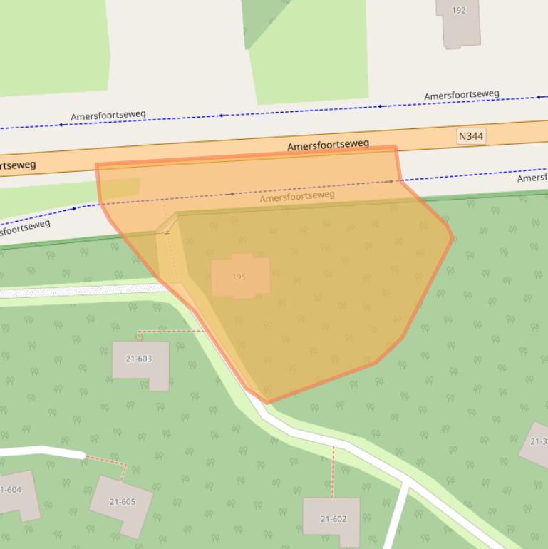 Kaart van postcodegebied 3888NN.