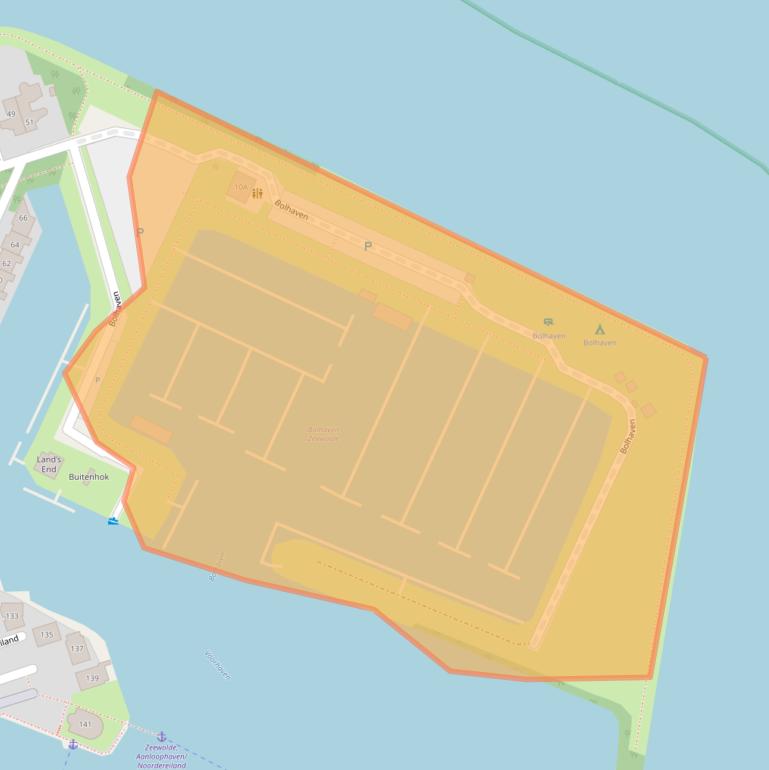 Kaart van postcodegebied 3891AC.