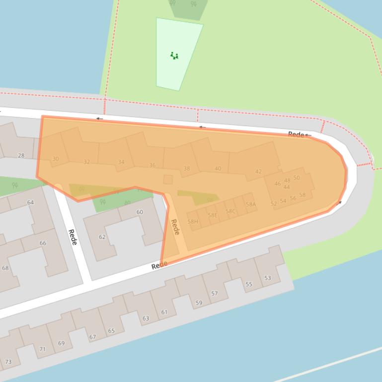 Kaart van postcodegebied 3891AS.