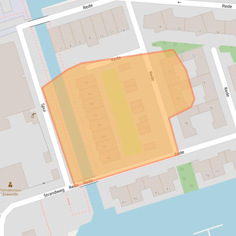 Kaart van postcodegebied 3891AV.