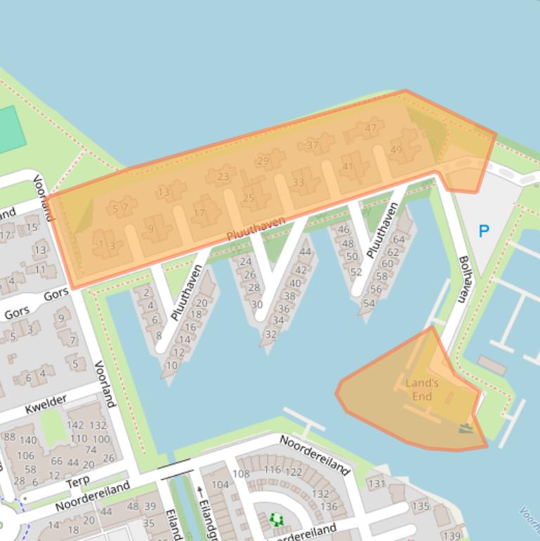 Kaart van postcodegebied 3891AW.