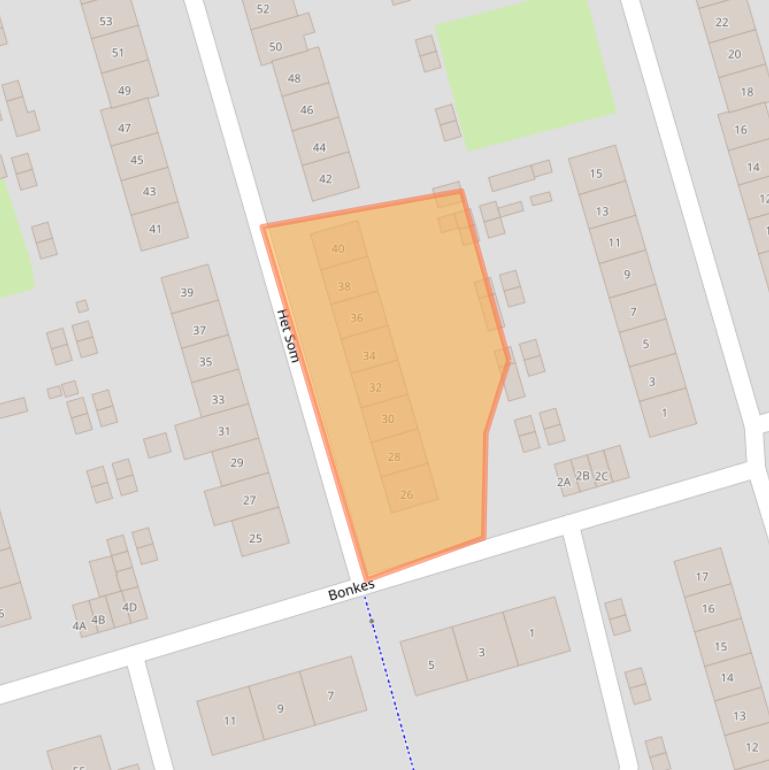 Kaart van postcodegebied 3891BG.