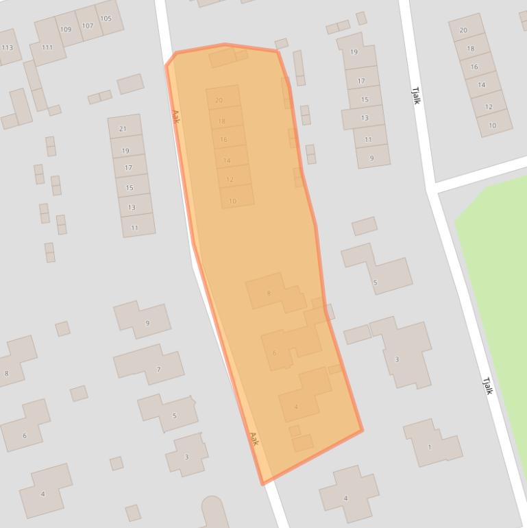 Kaart van postcodegebied 3891DG.