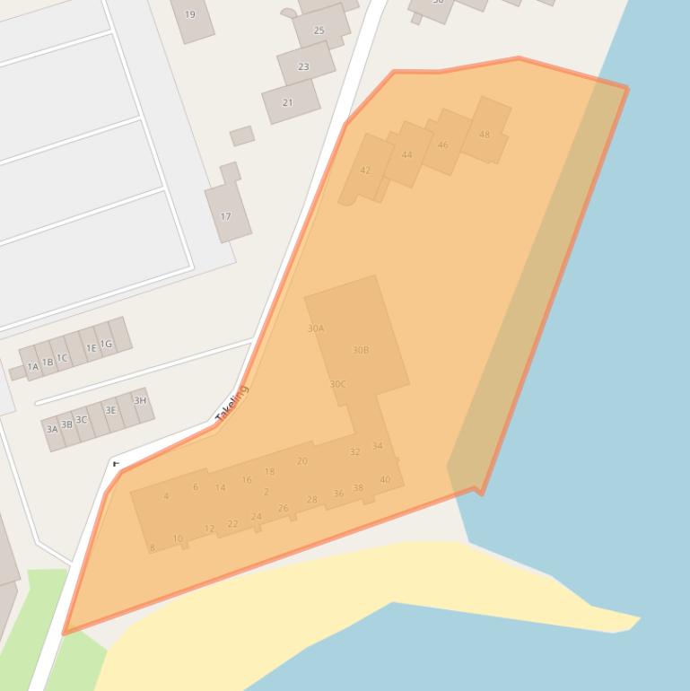 Kaart van postcodegebied 3891EH.