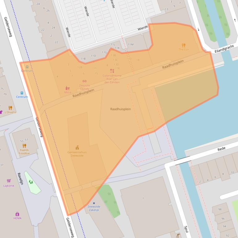 Kaart van postcodegebied 3891ER.