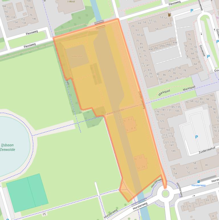 Kaart van postcodegebied 3891HP.