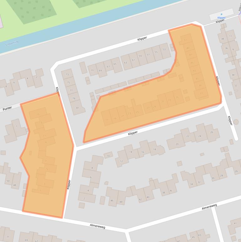 Kaart van postcodegebied 3891ZT.