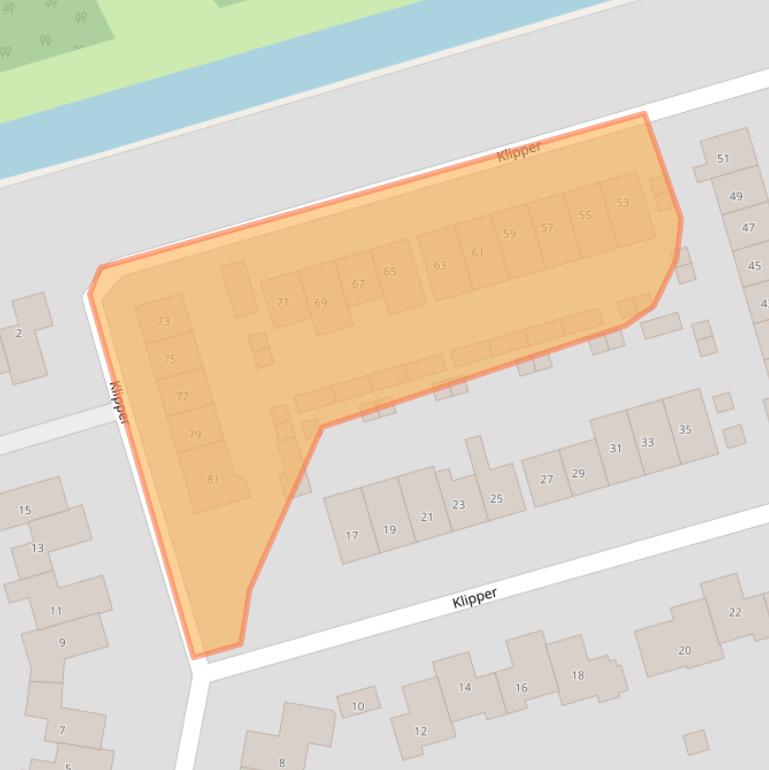 Kaart van postcodegebied 3891ZV.