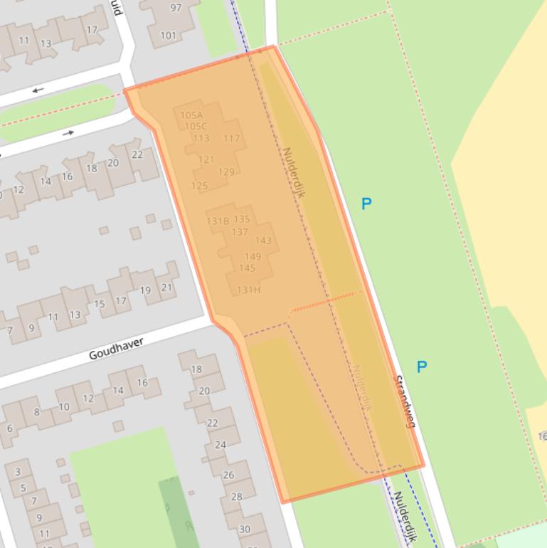 Kaart van postcodegebied 3892AZ.