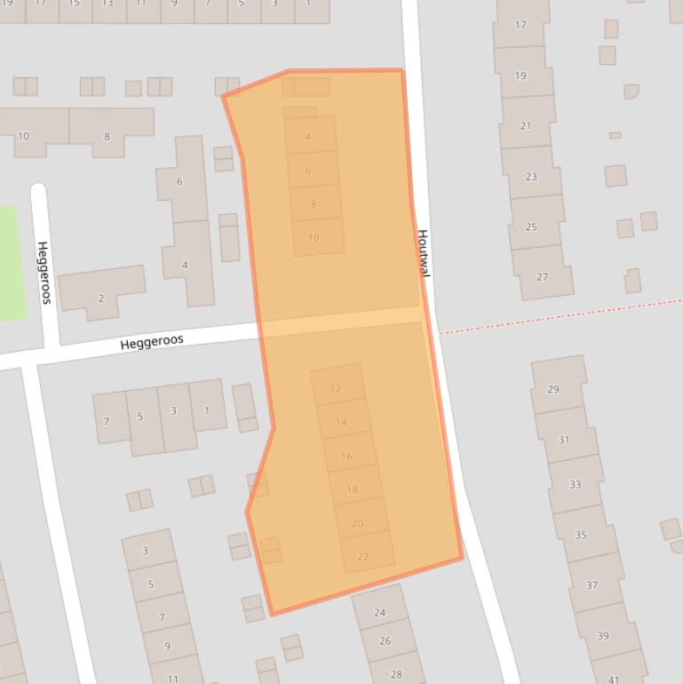 Kaart van postcodegebied 3892CX.