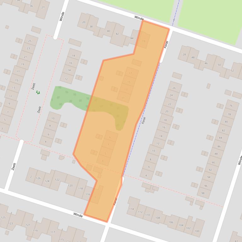 Kaart van postcodegebied 3892HM.