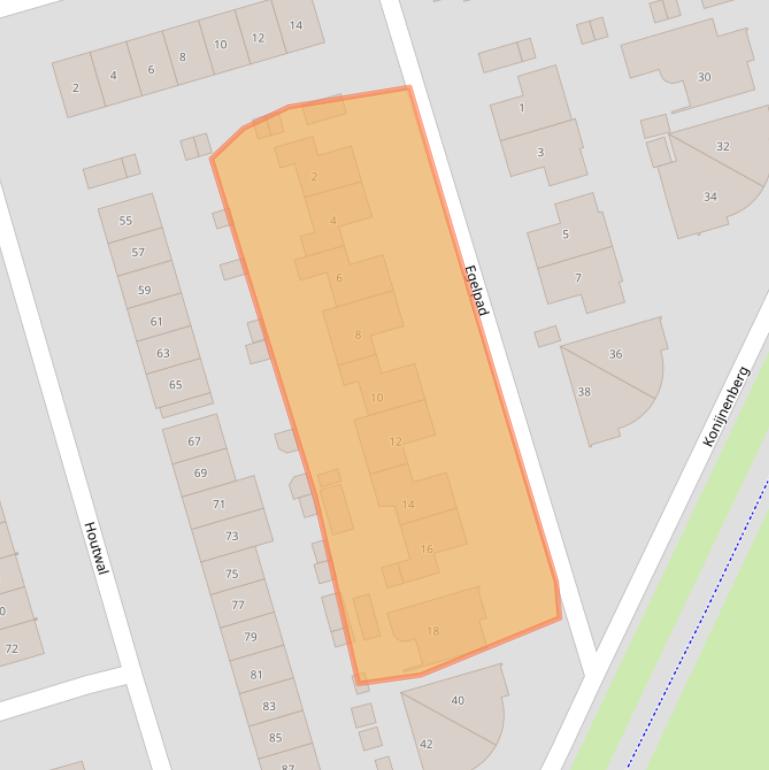 Kaart van postcodegebied 3892VT.