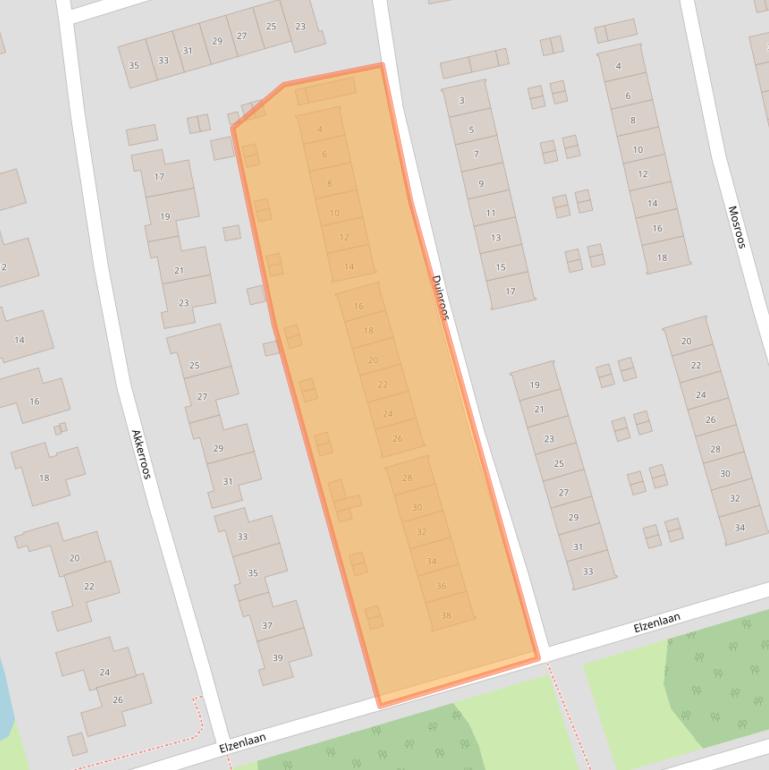 Kaart van postcodegebied 3892XL.