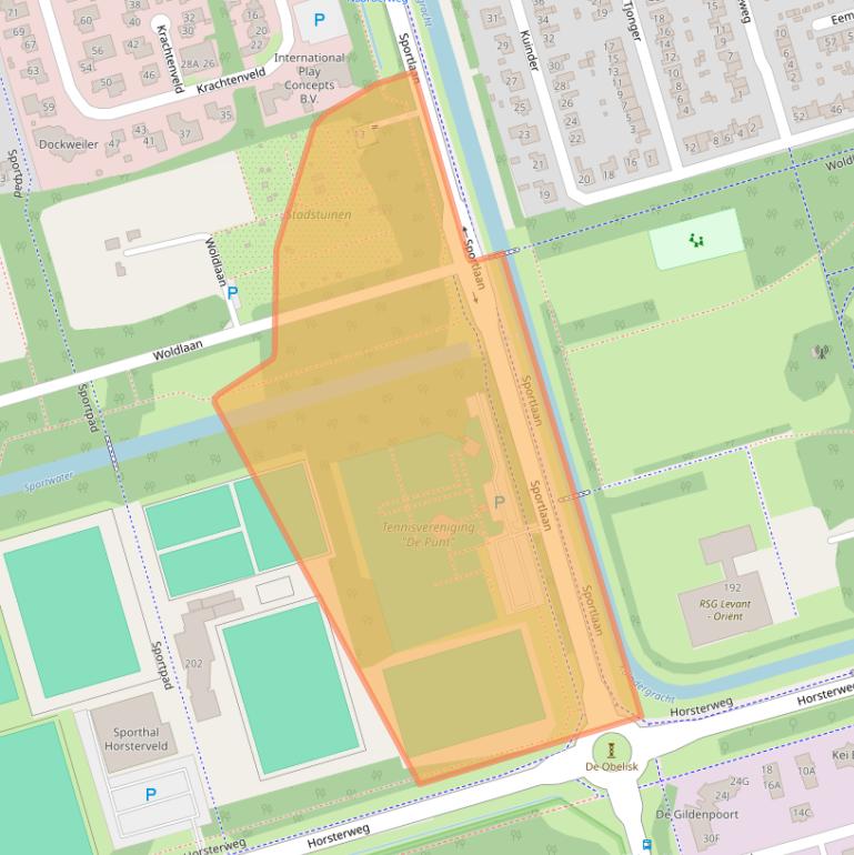 Kaart van postcodegebied 3893AB.