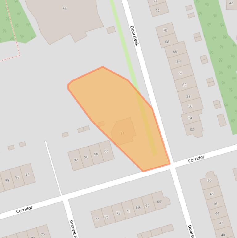 Kaart van postcodegebied 3893BR.