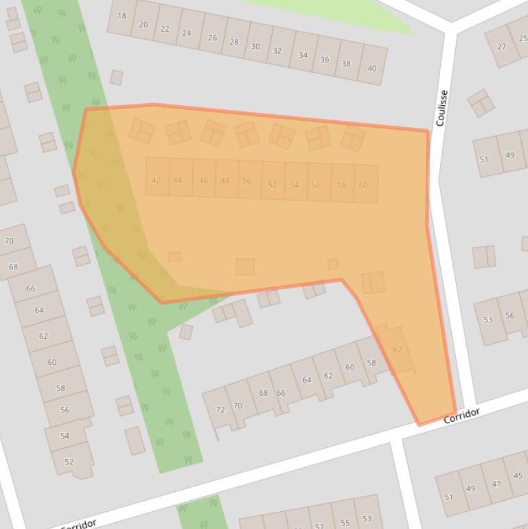 Kaart van postcodegebied 3893BV.