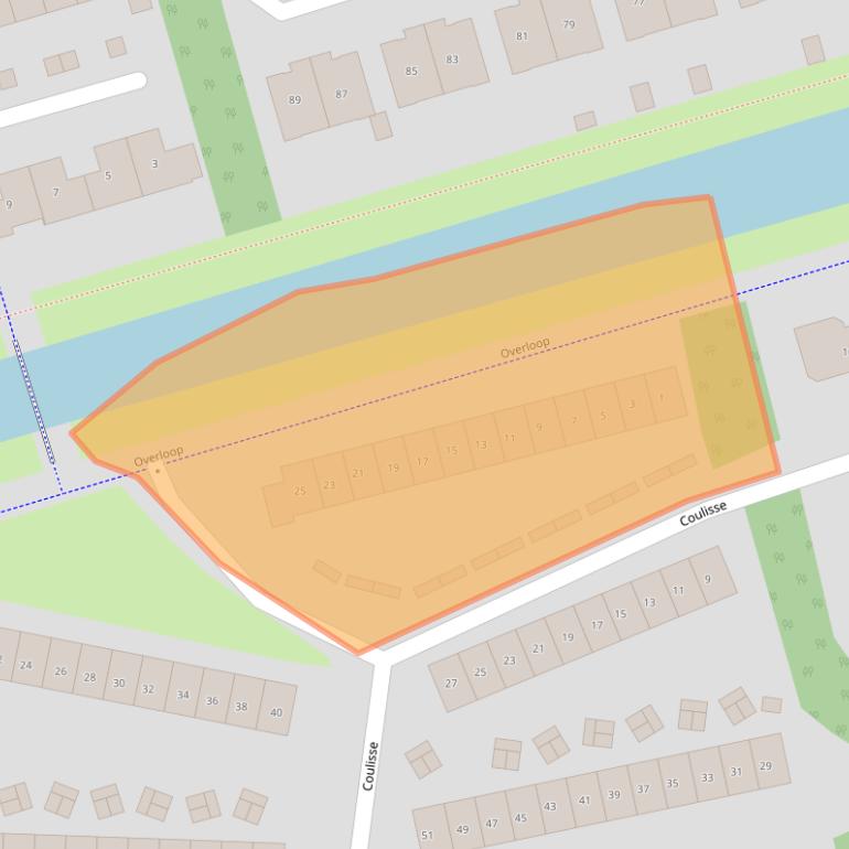 Kaart van postcodegebied 3893BZ.