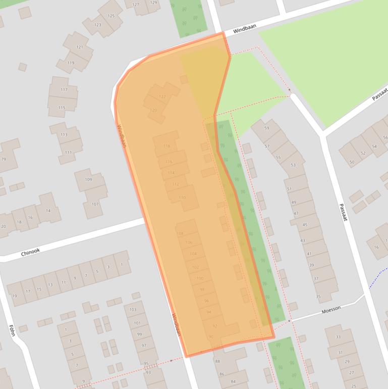 Kaart van postcodegebied 3893CK.