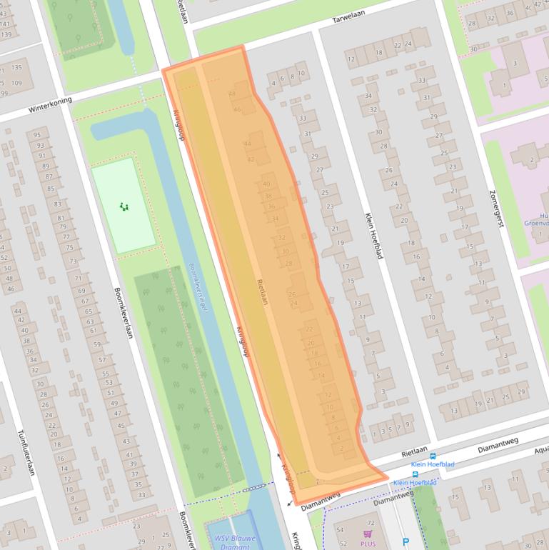 Kaart van postcodegebied 3893GL.