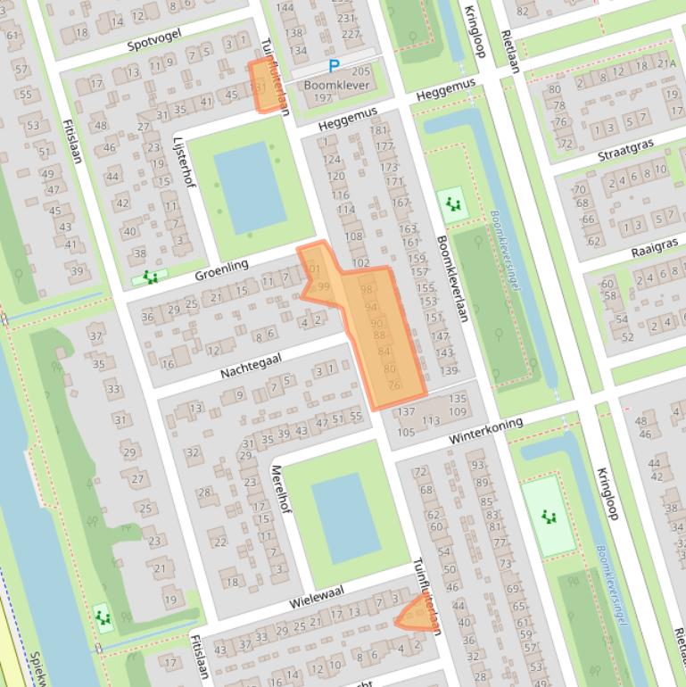 Kaart van postcodegebied 3893JS.