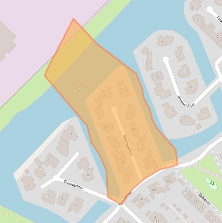 Kaart van postcodegebied 3894CG.