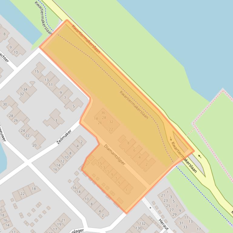 Kaart van postcodegebied 3894CR.