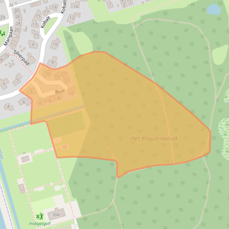 Kaart van postcodegebied 3894DA.