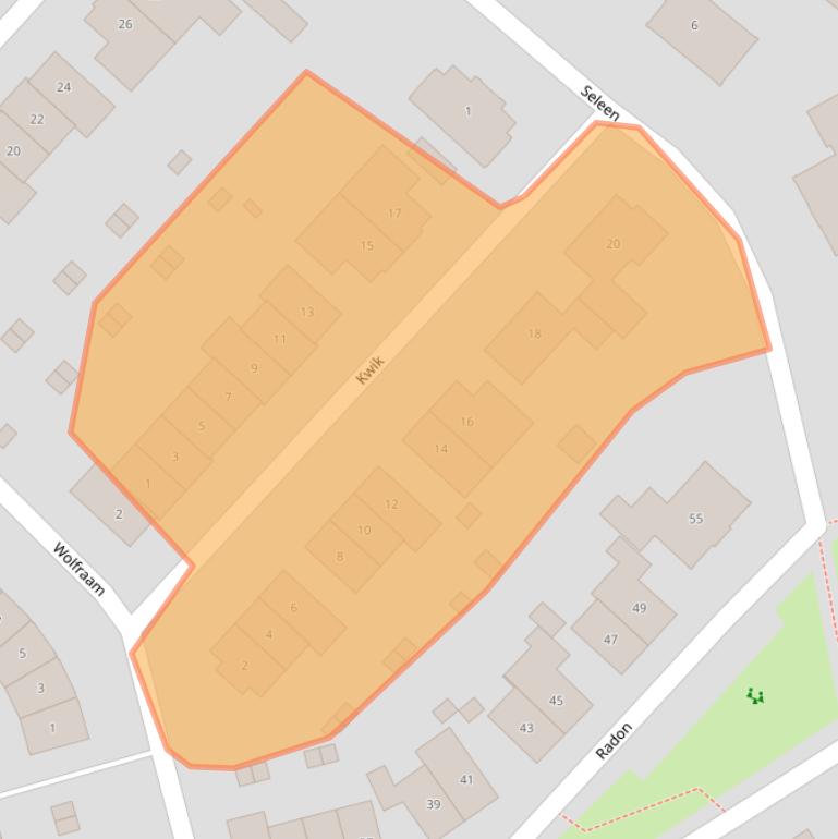 Kaart van postcodegebied 3894DR.