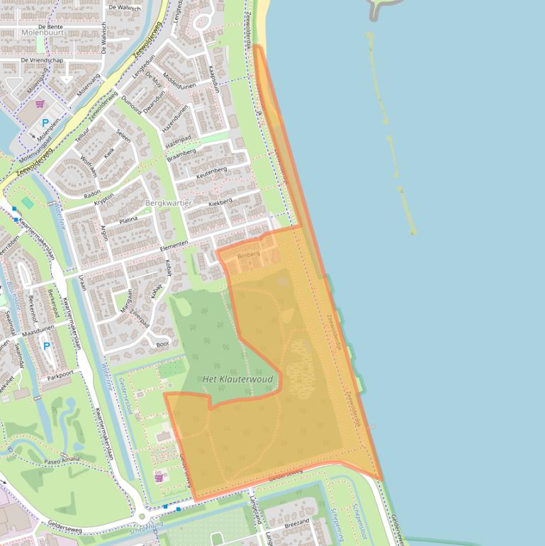 Kaart van postcodegebied 3894EB.