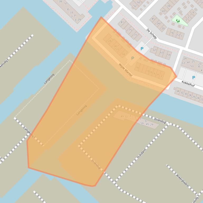 Kaart van postcodegebied 3894MG.