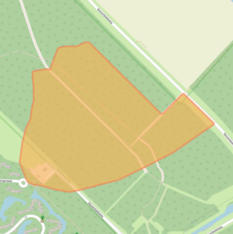 Kaart van postcodegebied 3896MA.