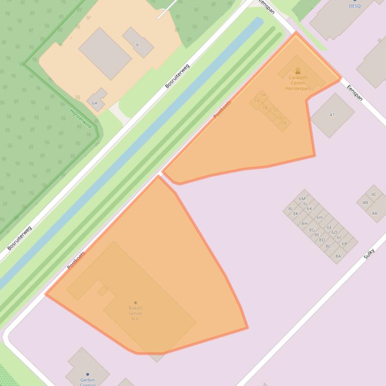 Kaart van postcodegebied 3897AK.