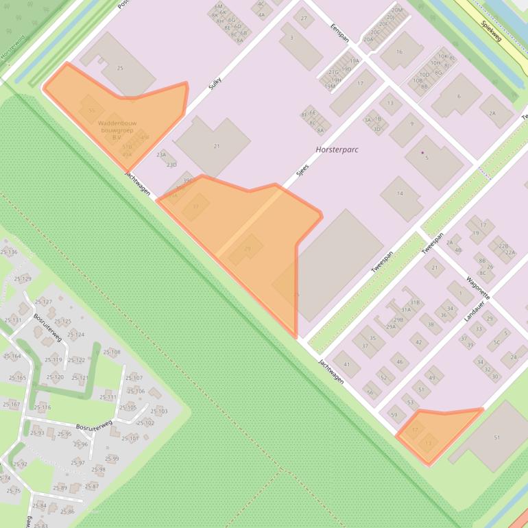 Kaart van postcodegebied 3897AM.