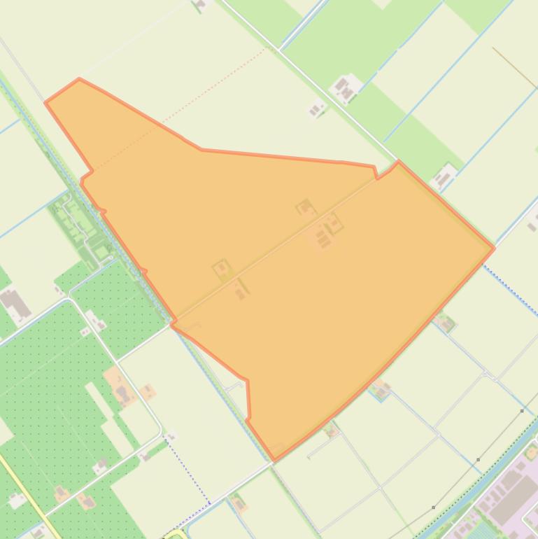 Kaart van postcodegebied 3897LD.