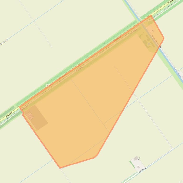 Kaart van postcodegebied 3897LZ.